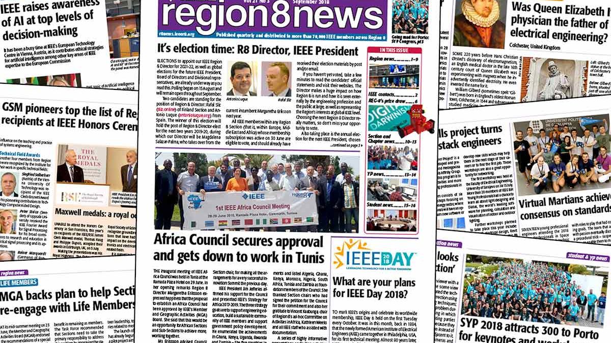 IEEE Region 8 News – September 2018 issue out now