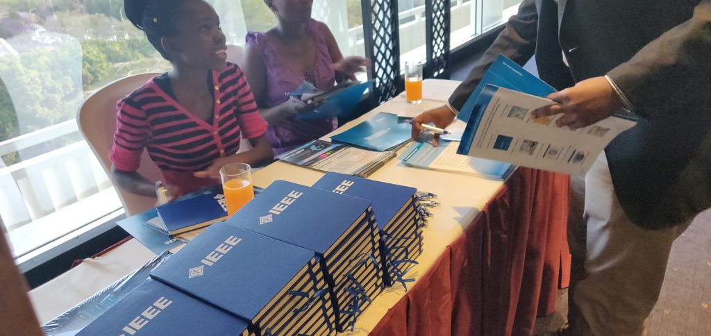 Registration and distribution of IEEE goodies