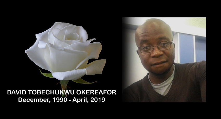 David Tobechukwu Okereafor Obituary