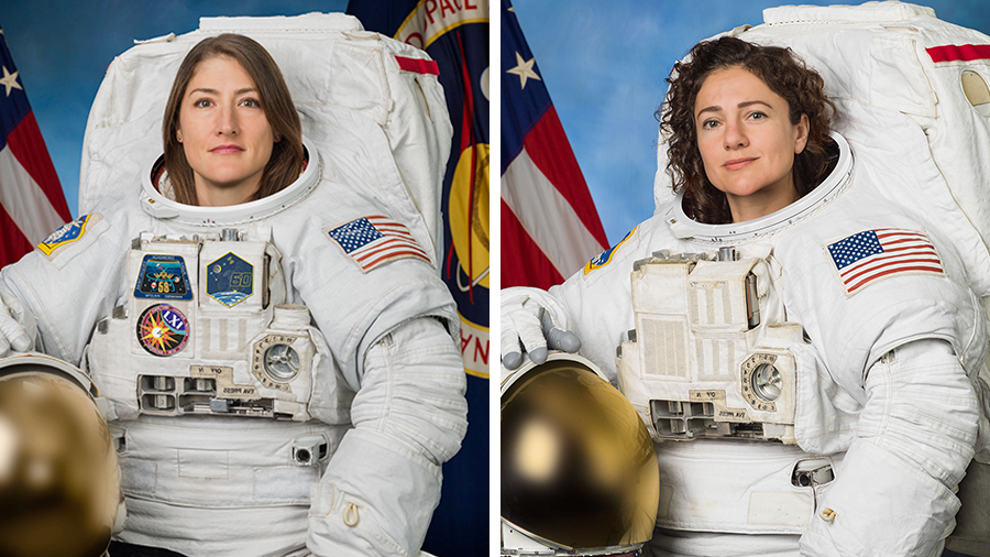 NASA astronauts Christina Koch and Jessica Meir are scheduled to conduct the first-ever all-female spacewalk