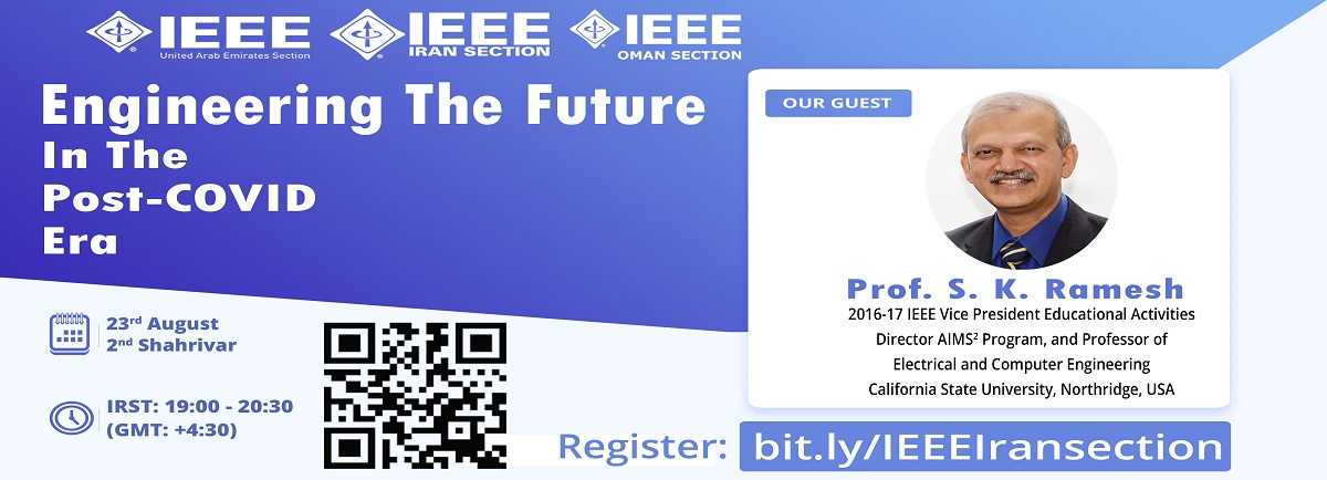 IEEE Iran section co-organize a series of public webinars with the IEEE UAE and Oman sections