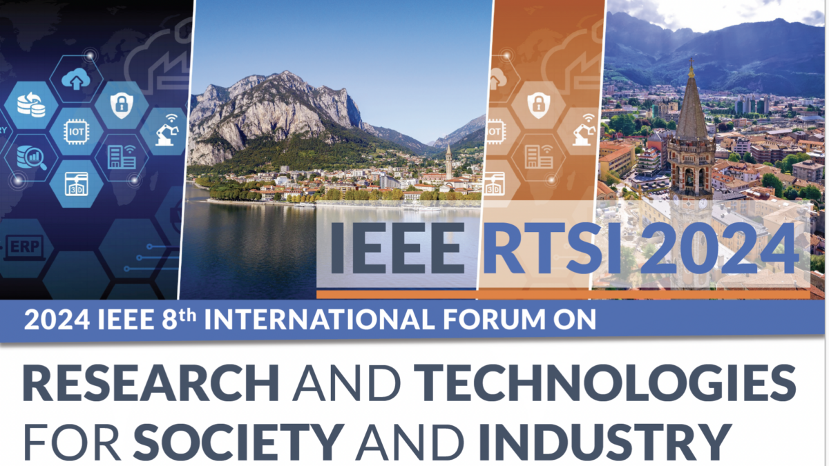 IEEE RTSI 2024 Conference at Politecnico di Milano – Site of Lecco!